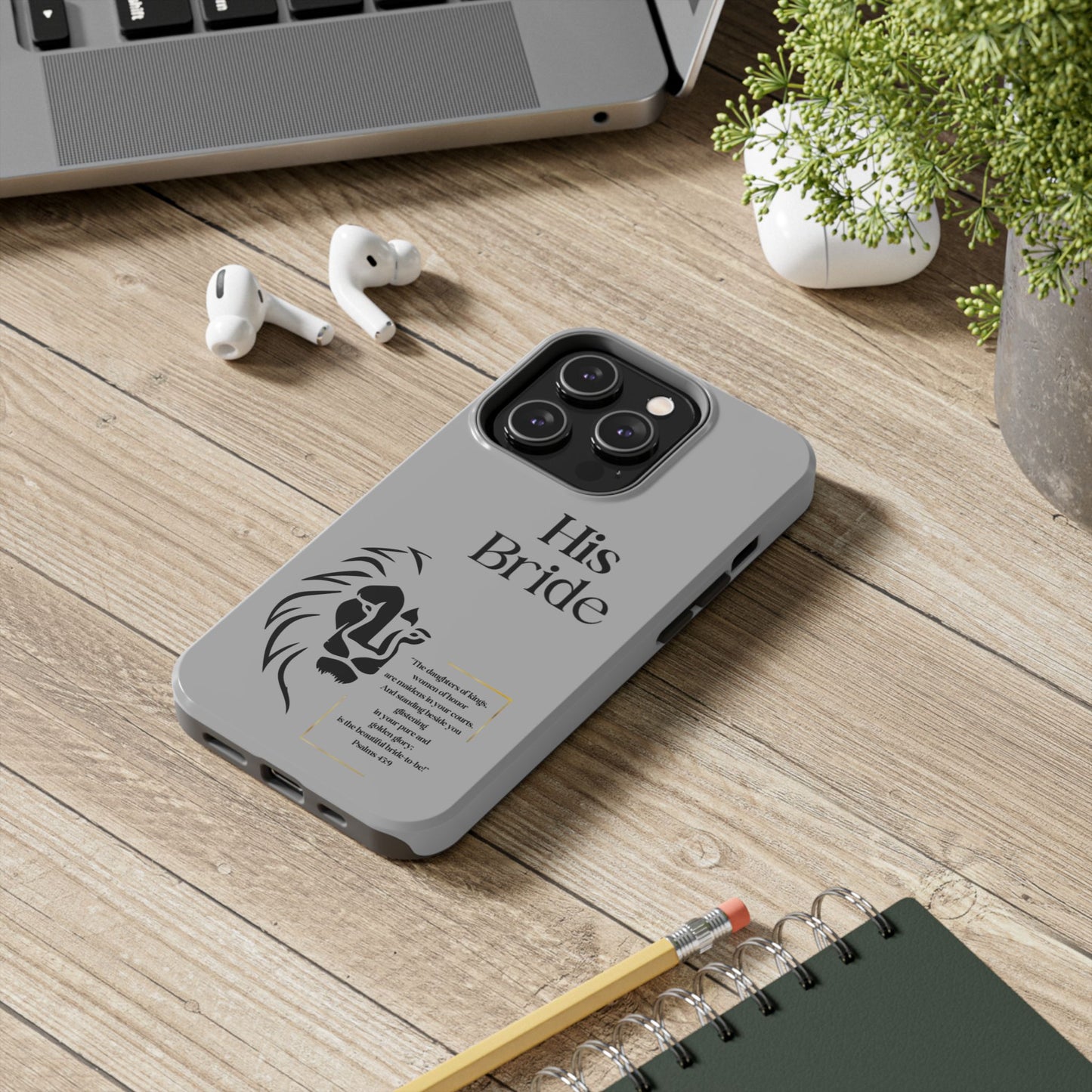 His Bride Lion Phone Case - Inspirational Women's Christian Design