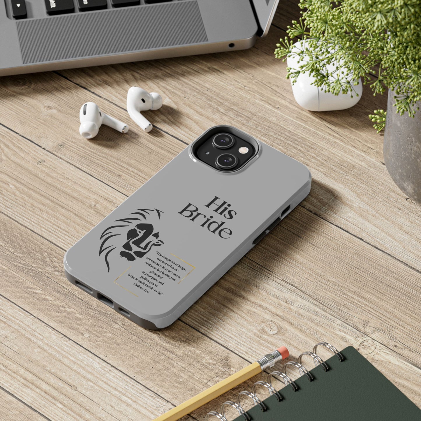 His Bride Lion Phone Case - Inspirational Women's Christian Design