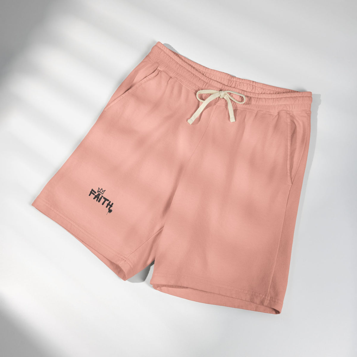 Faith Sweat shorts — Lightweight Garment-Dyed Lounge Shorts