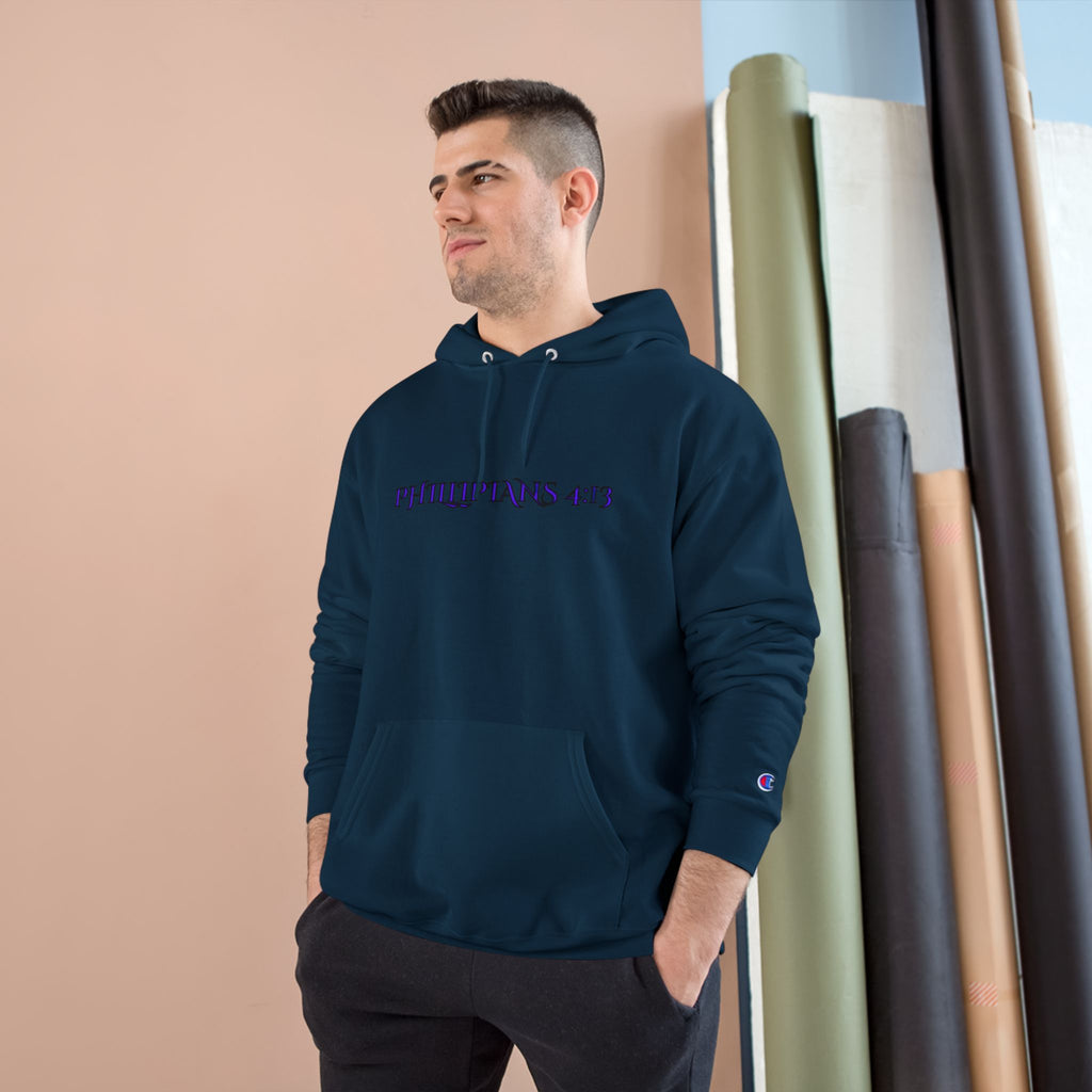 Philippians 4:13 Champion Hoodie — SF&CO Collab