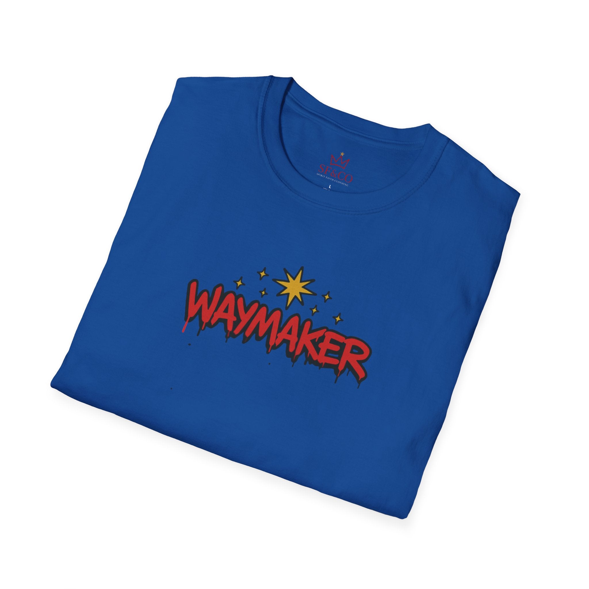 Waymaker Christmas T-Shirt — Faith-Based Holiday Streetwear