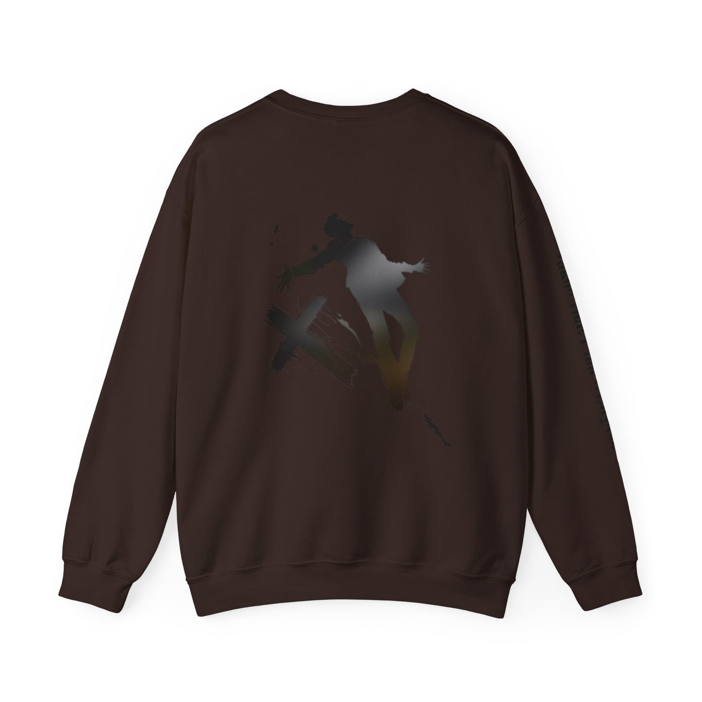 Christian Crewneck Sweatshirt - Falling into Jesus Design