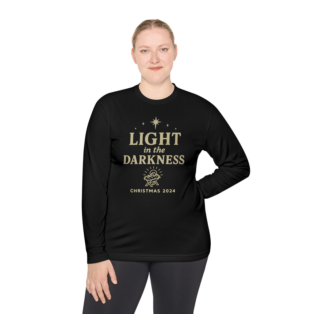 Light in the Darkness Christmas Long Sleeve Tee
