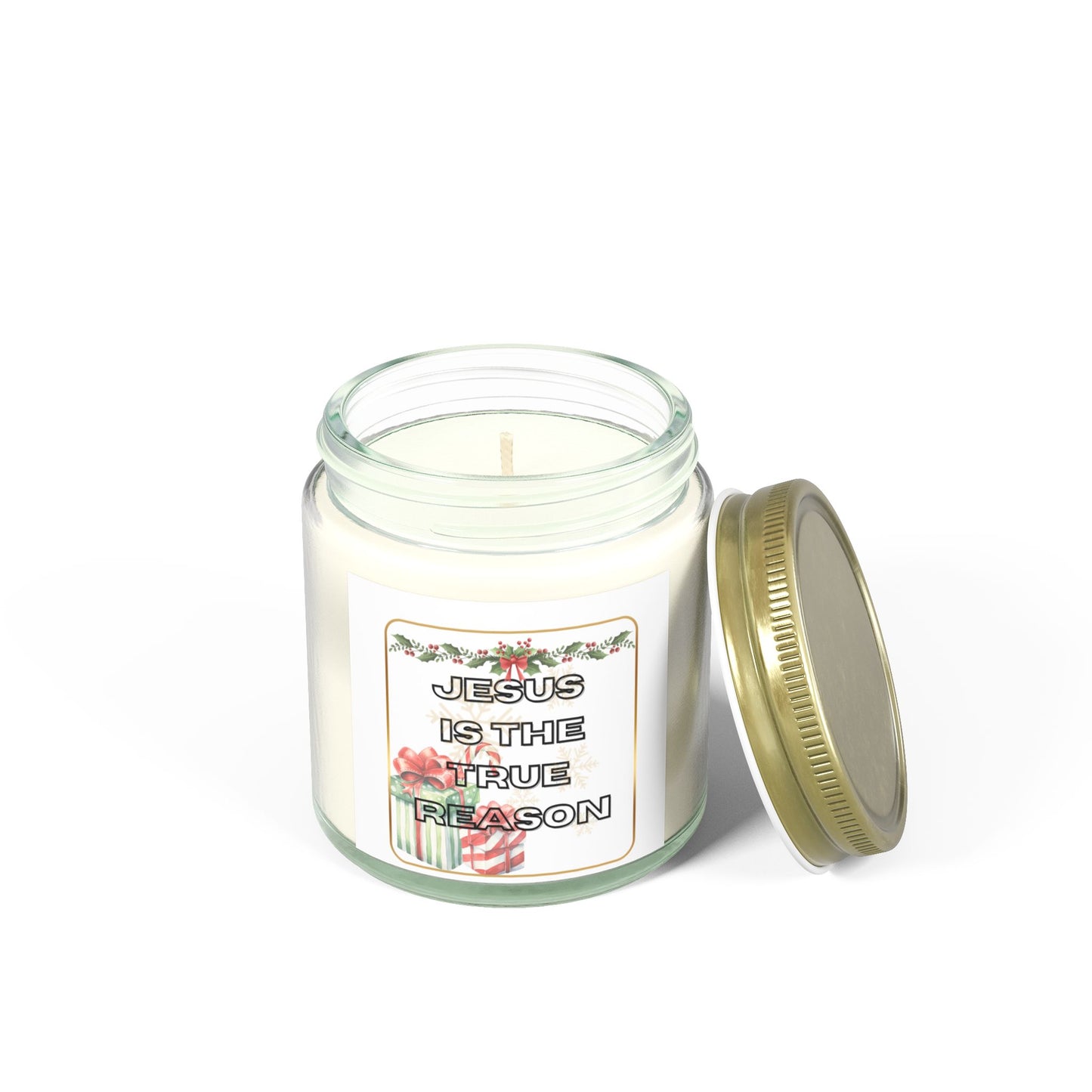 Candle - Jesus Christmas Scented Coconut Apricot Wax