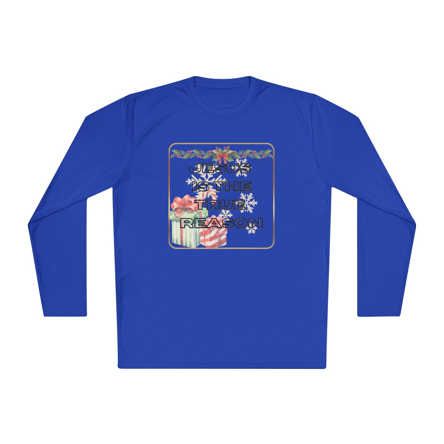 Jesus Lightweight Long Sleeve Tee - Reason for the Season Pajama Shirt