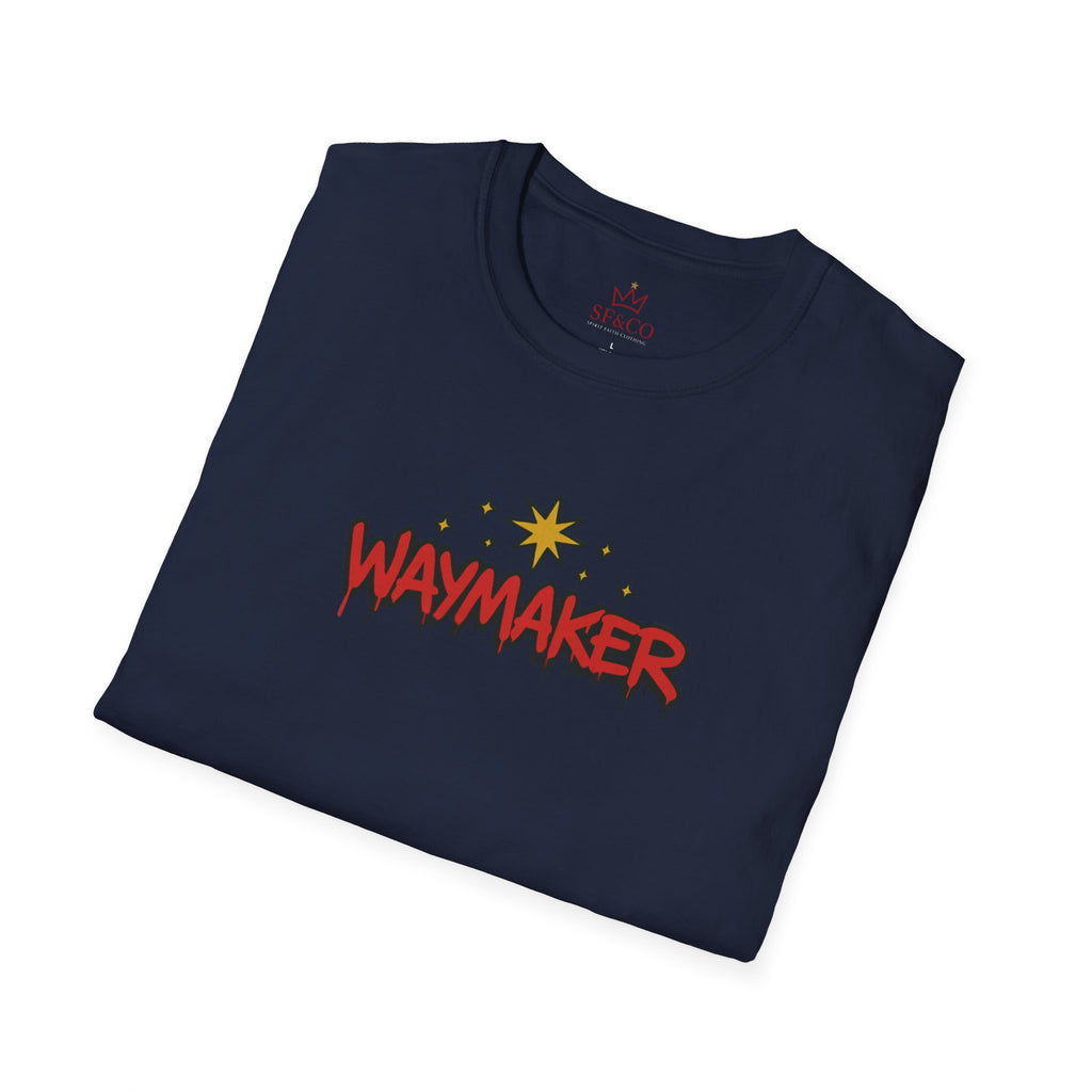 Waymaker Christmas T-Shirt — Faith-Based Holiday Streetwear