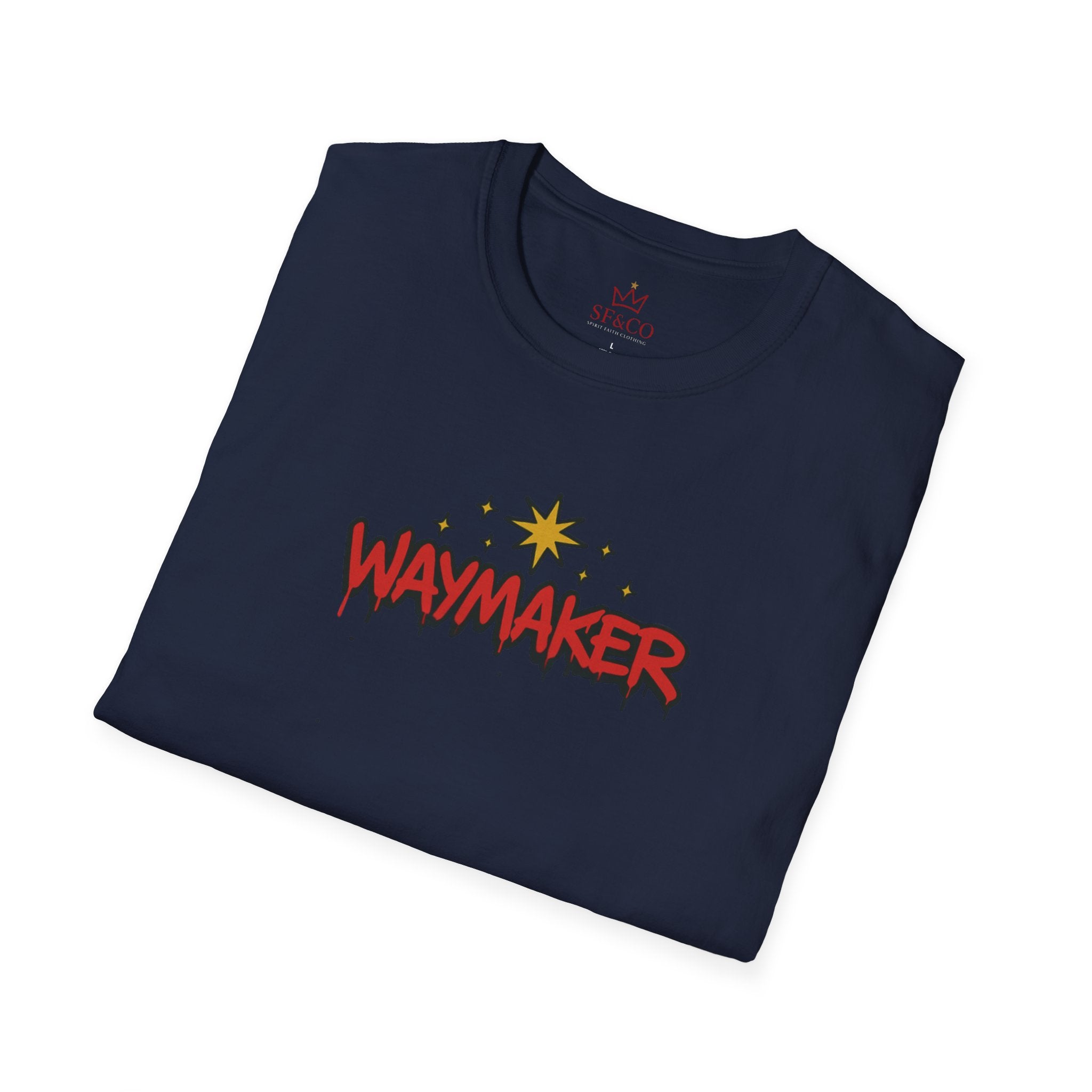 Waymaker Christmas T-Shirt — Faith-Based Holiday Streetwear