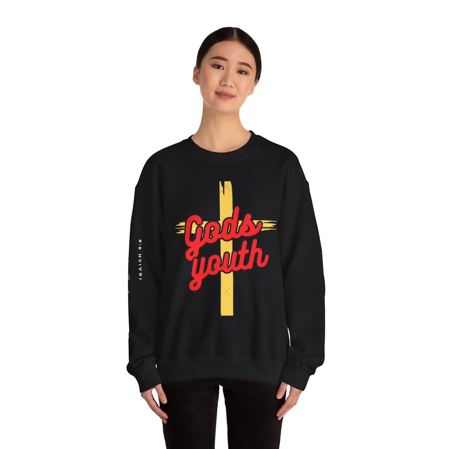 Unisex Sweatshirt - God's Youth X yesgod Collaboration Heavy Blend Crewneck