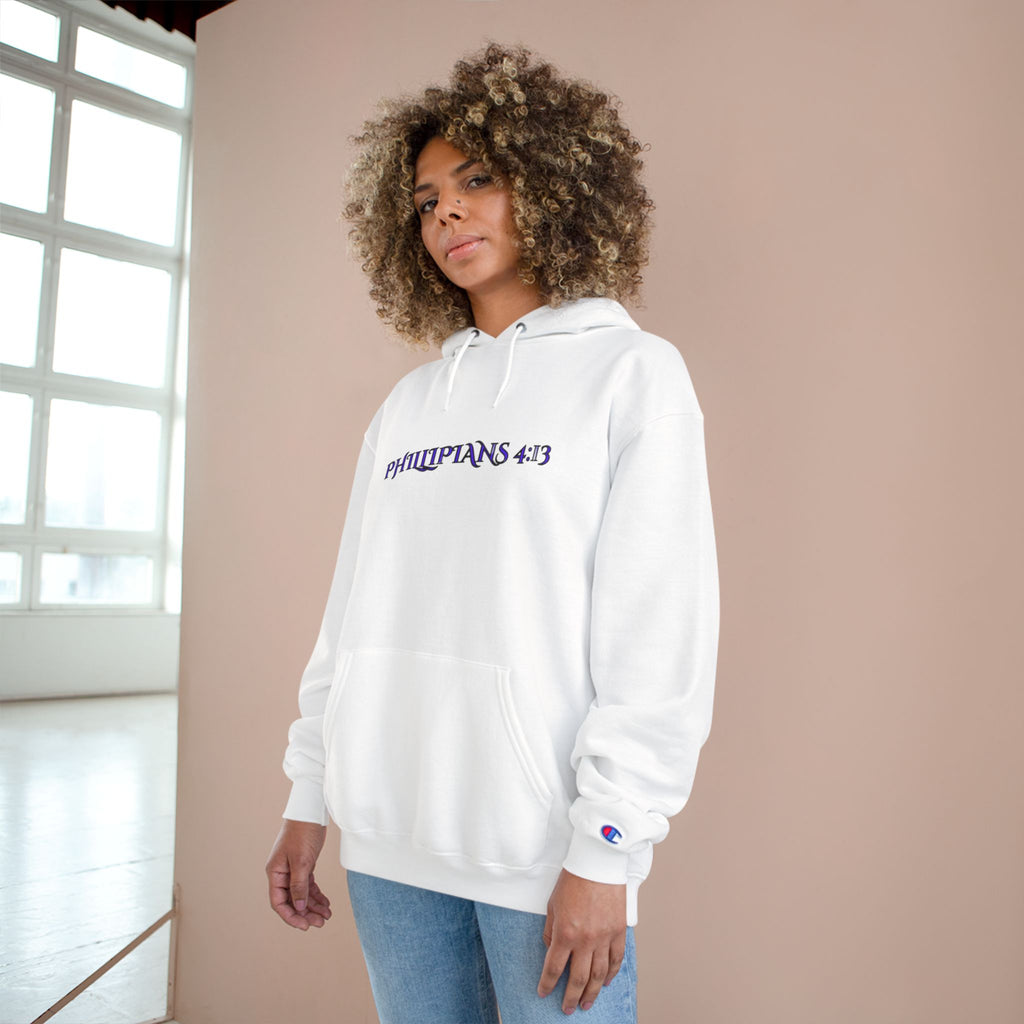 Philippians 4:13 Champion Hoodie — SF&CO Collab