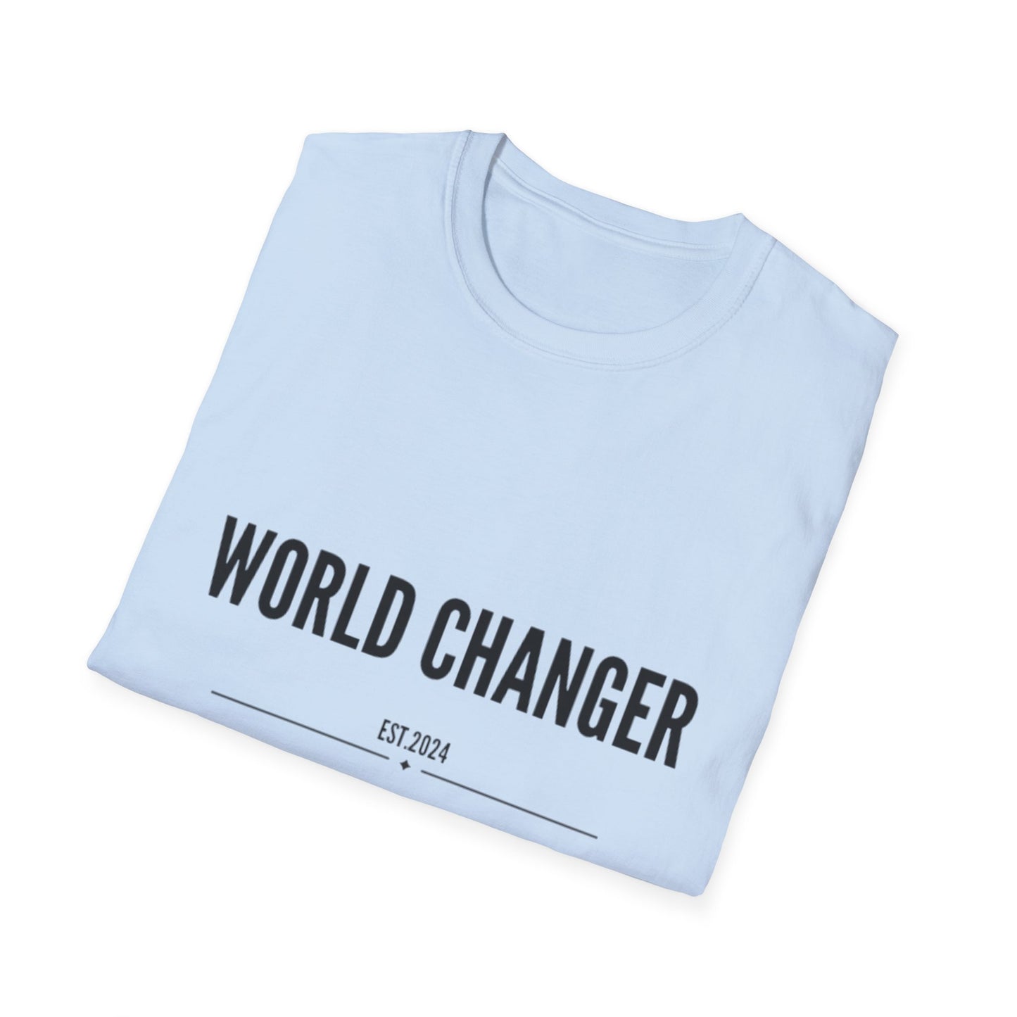 Unisex T-Shirt with 'World Changer' Design