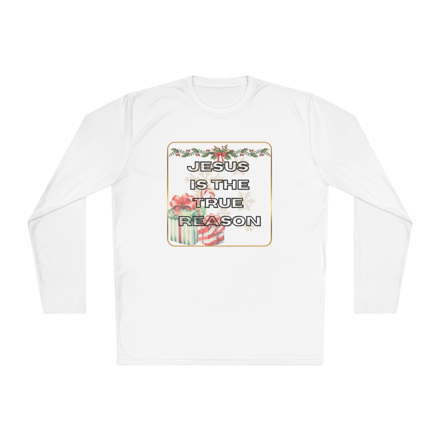 Jesus Lightweight Long Sleeve Tee - Reason for the Season Pajama Shirt