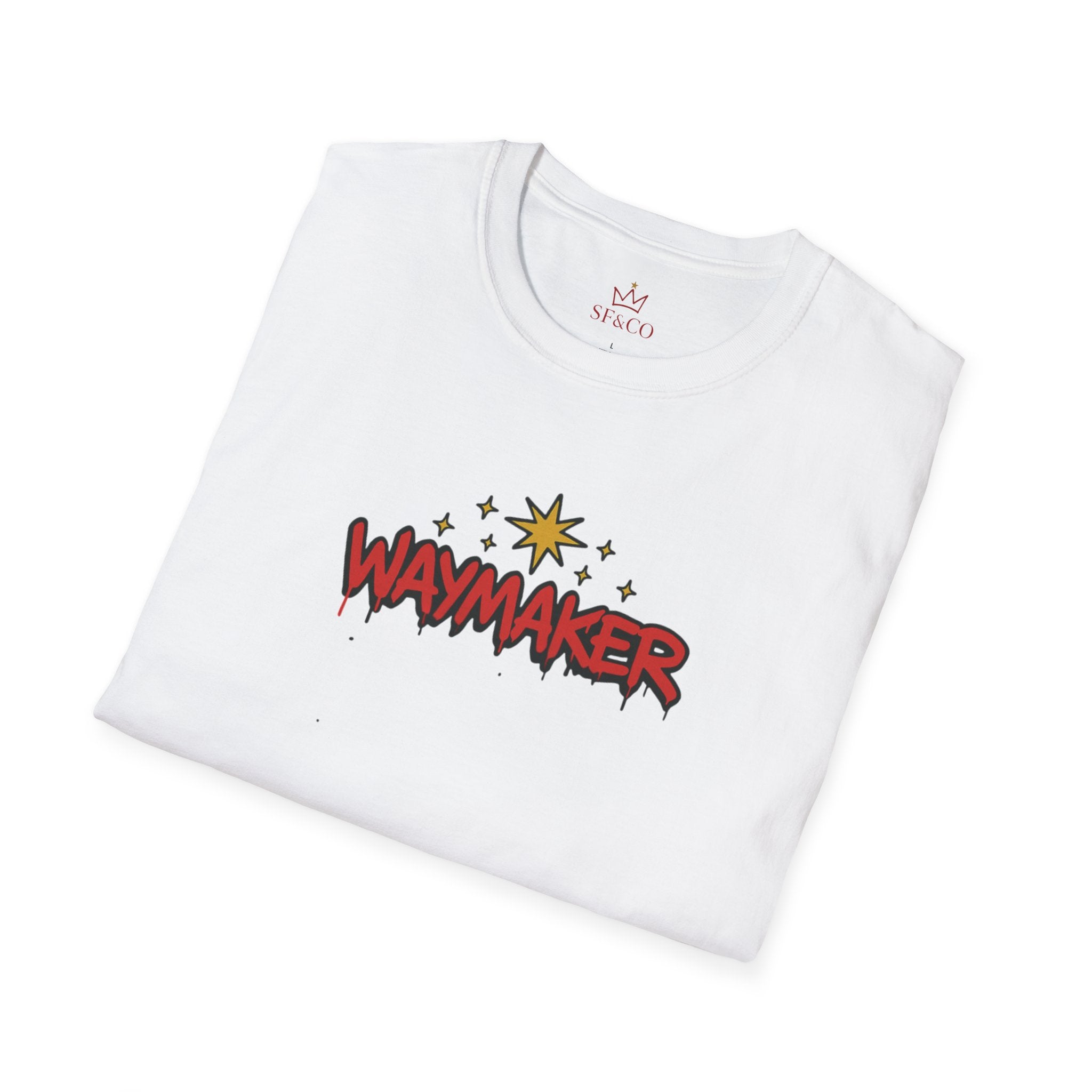 Waymaker Christmas T-Shirt — Faith-Based Holiday Streetwear