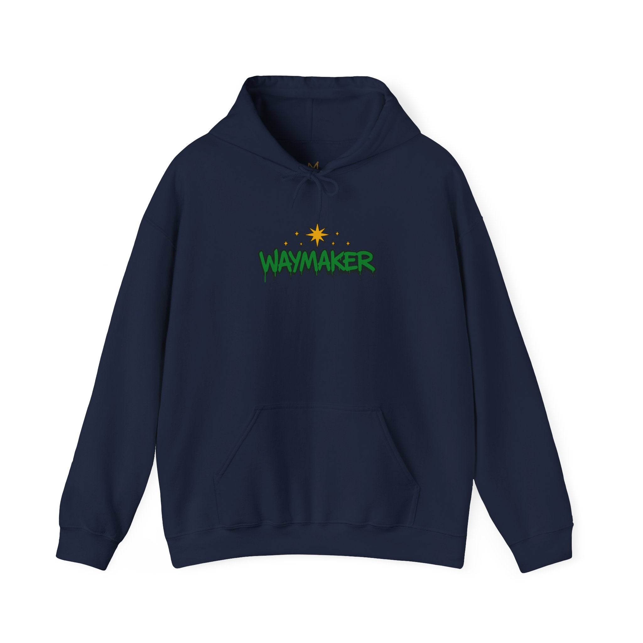 Waymaker Christmas Hoodie — Faith-Based Holiday Graphic Sweatshirt