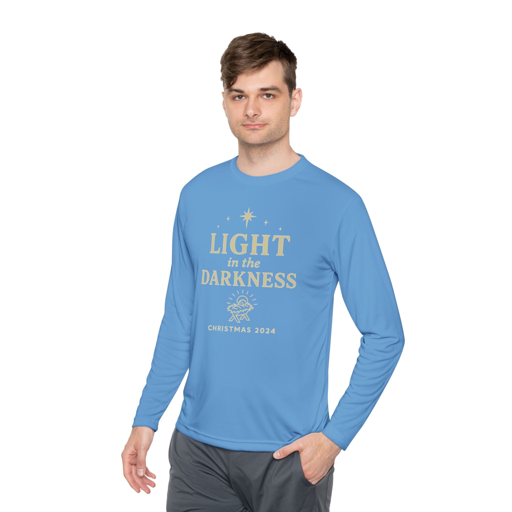 Light in the Darkness Christmas Long Sleeve Tee
