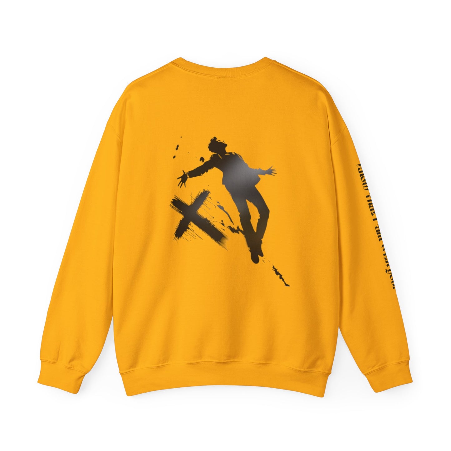 Christian Crewneck Sweatshirt - Falling into Jesus Design