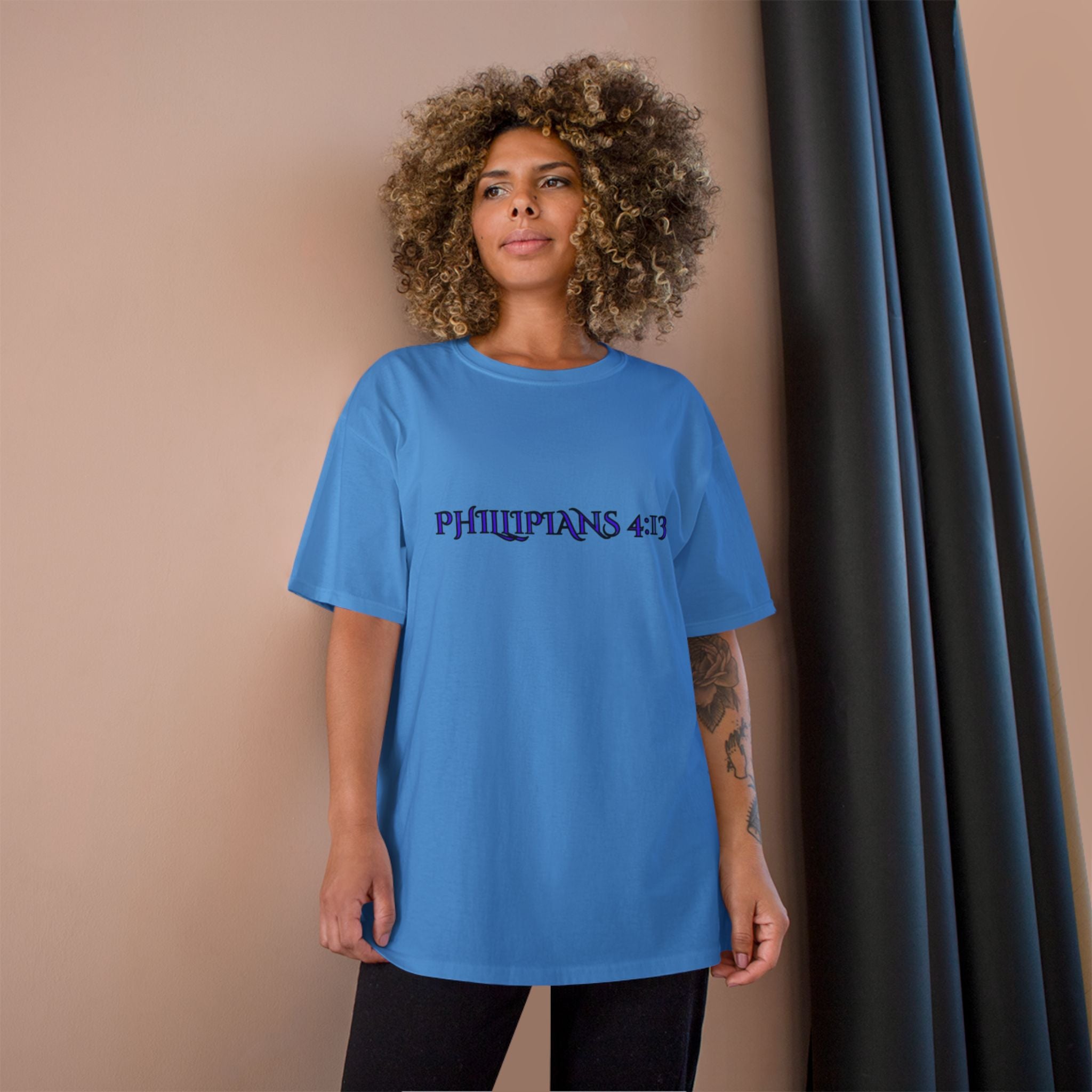 Philippians 4:13 T-Shirt SF&CO- Champion Collab
