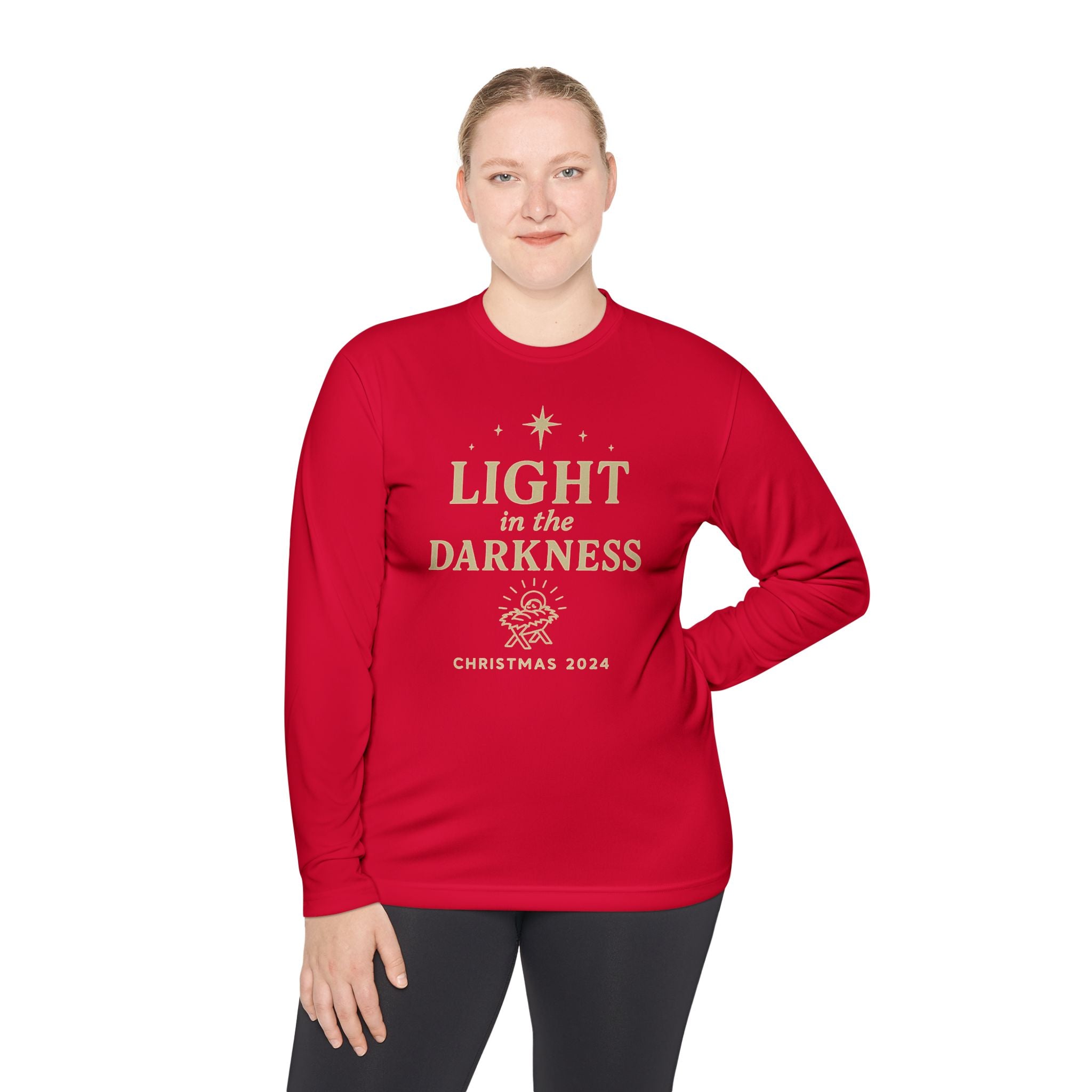 Light in the Darkness Christmas Long Sleeve Tee