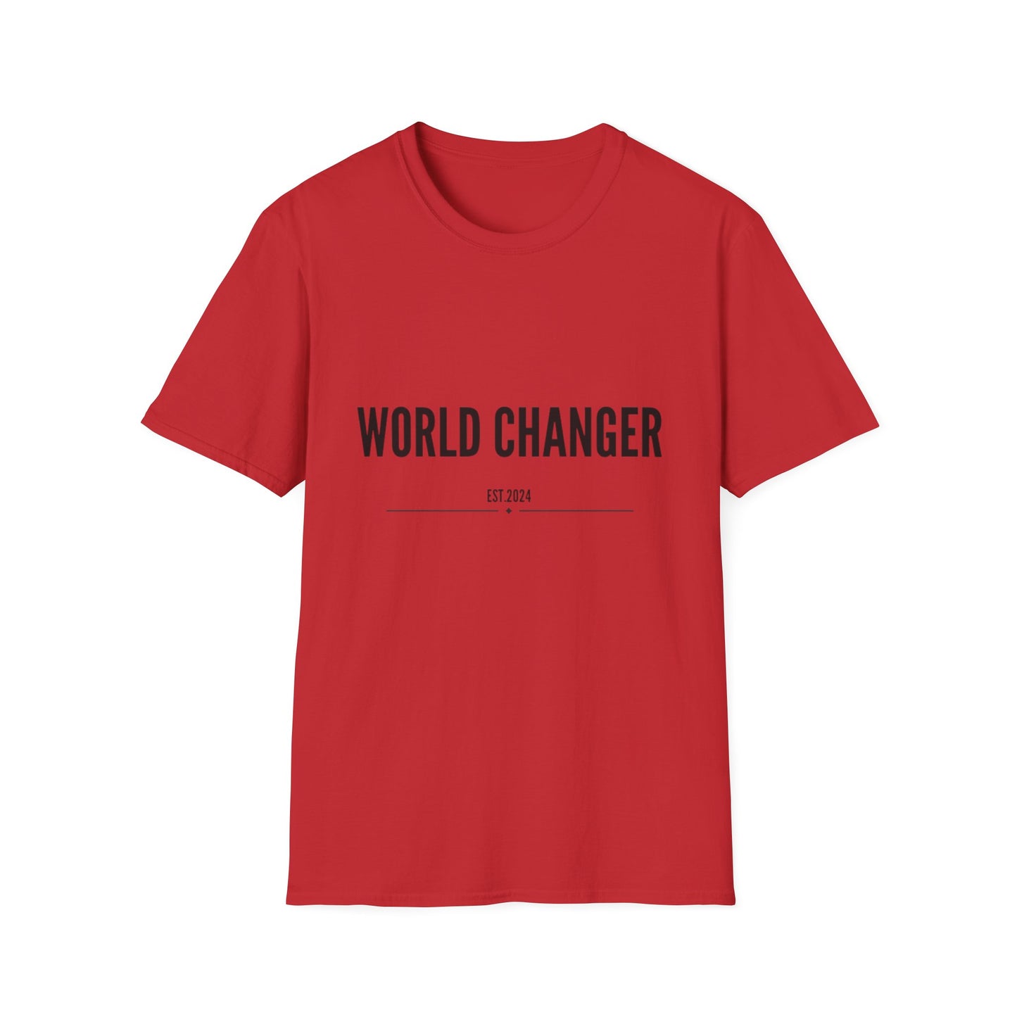 Unisex T-Shirt with 'World Changer' Design