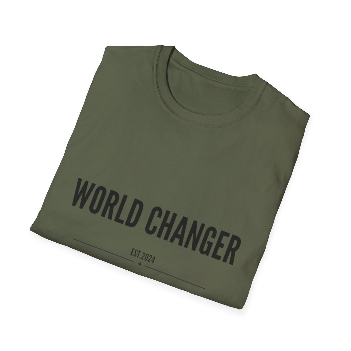 Unisex T-Shirt with 'World Changer' Design