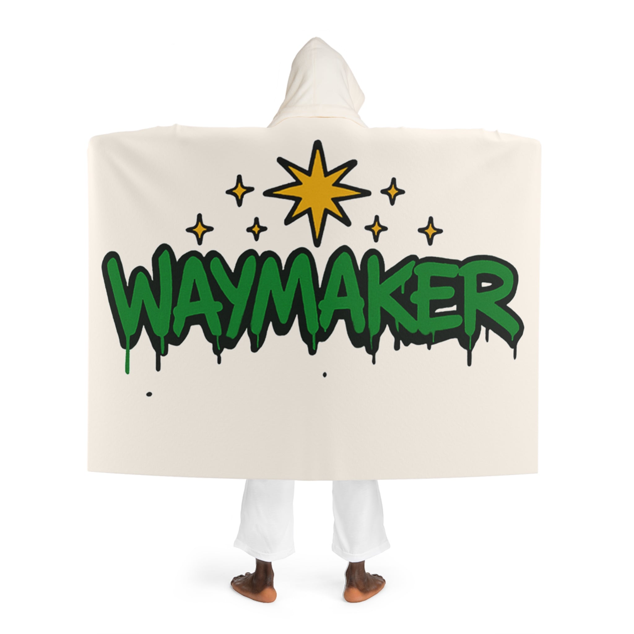 Waymaker Christmas Hooded Sherpa Fleece Blanket