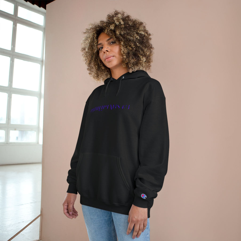Philippians 4:13 Champion Hoodie — SF&CO Collab
