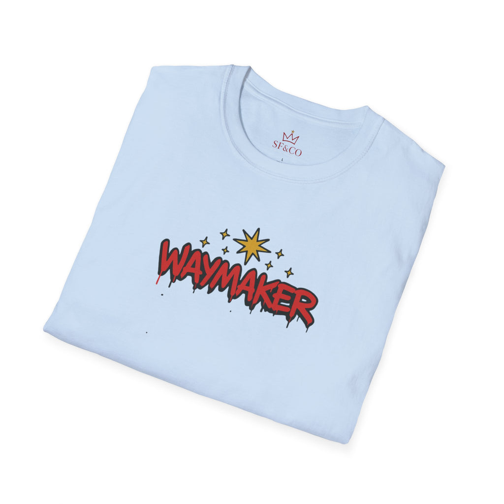 Waymaker Christmas T-Shirt — Faith-Based Holiday Streetwear