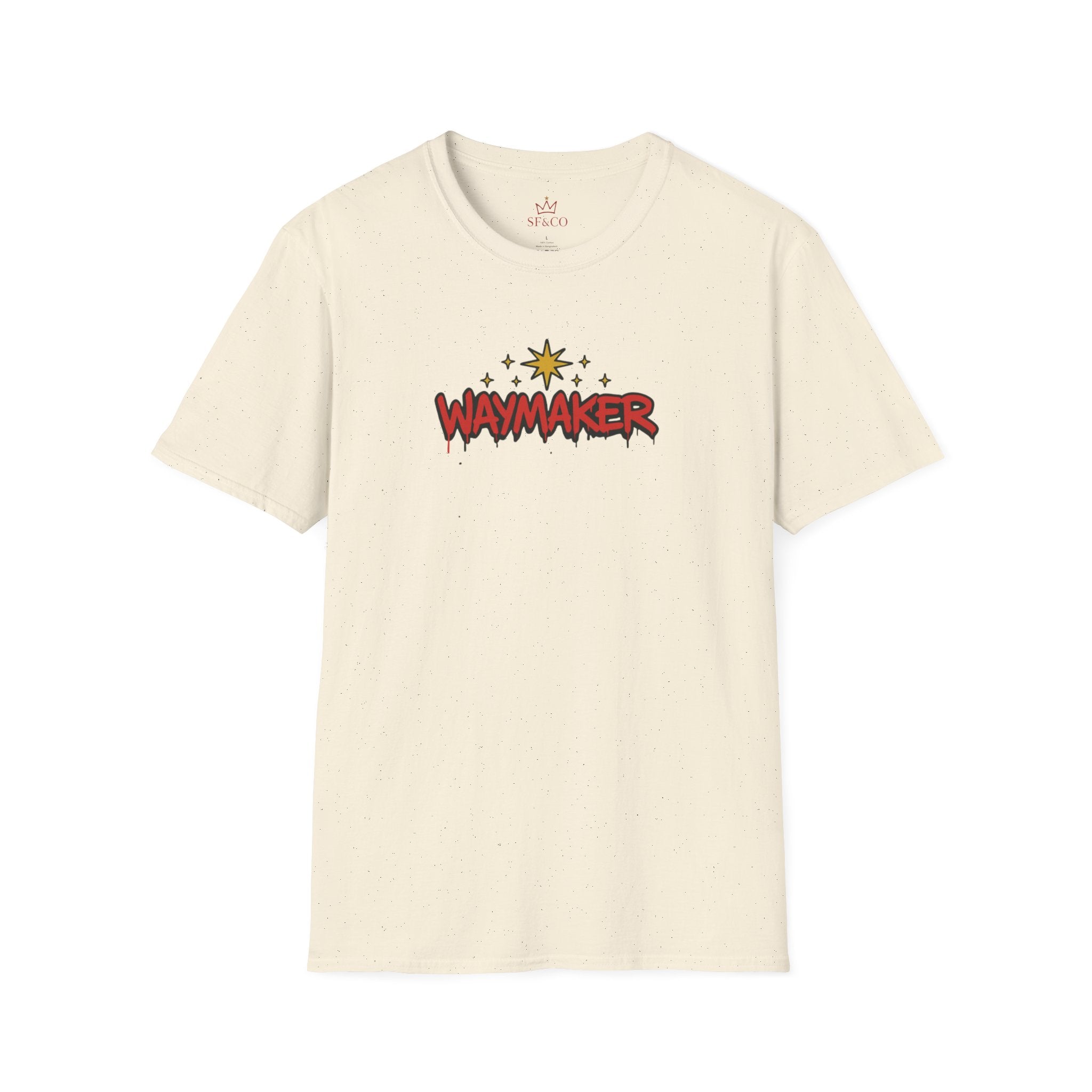 Waymaker Christmas T-Shirt — Faith-Based Holiday Streetwear