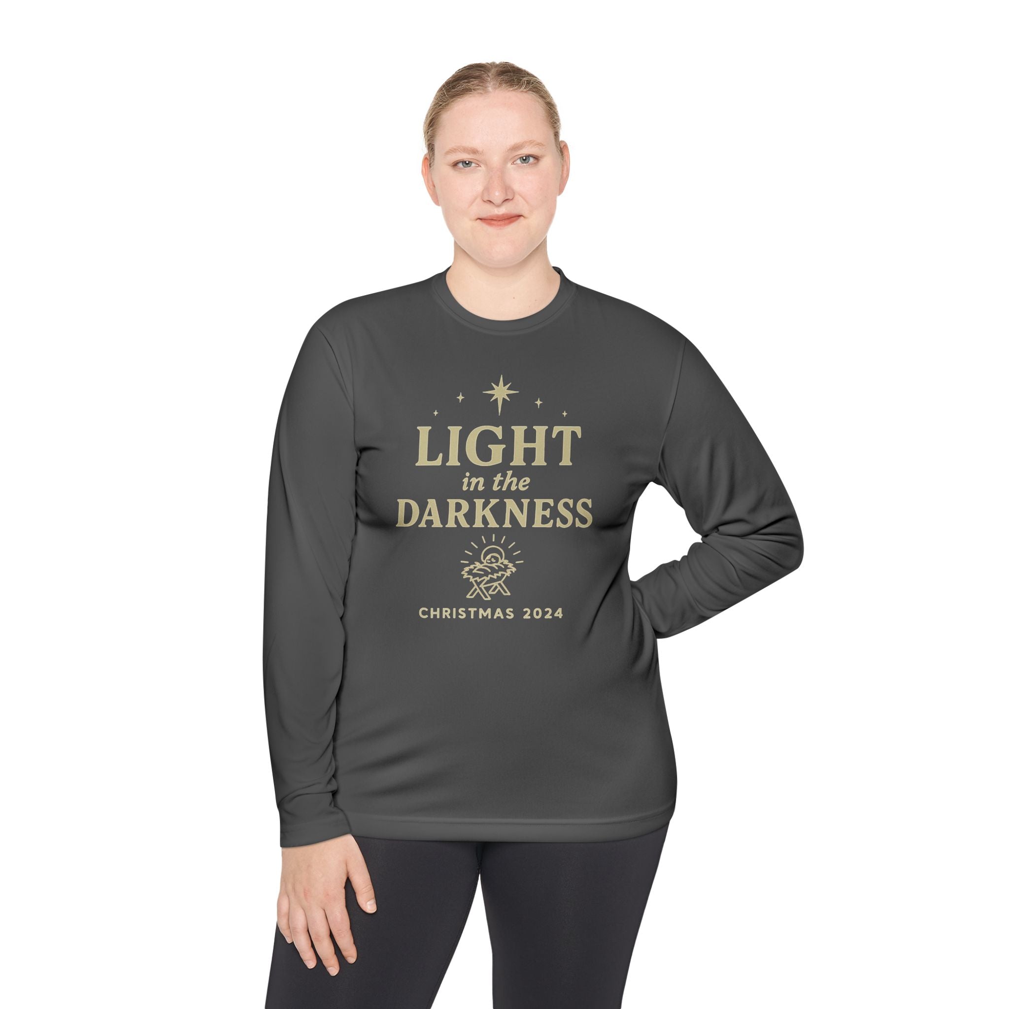Light in the Darkness Christmas Long Sleeve Tee