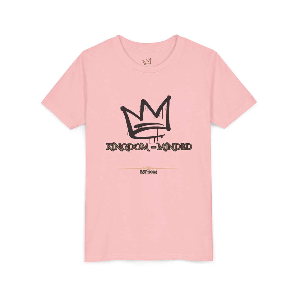 Kingdom-Minded Youth Tee — Crown Graphic Kids Shirt