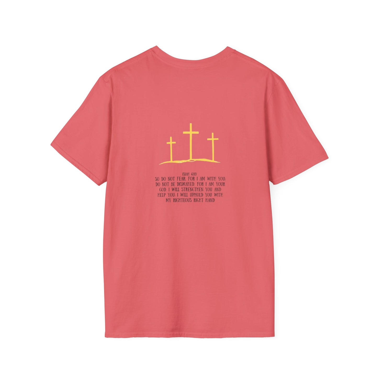 Christian Unisex T-Shirt - Isaiah 41:10 and SPF Collaboration Design