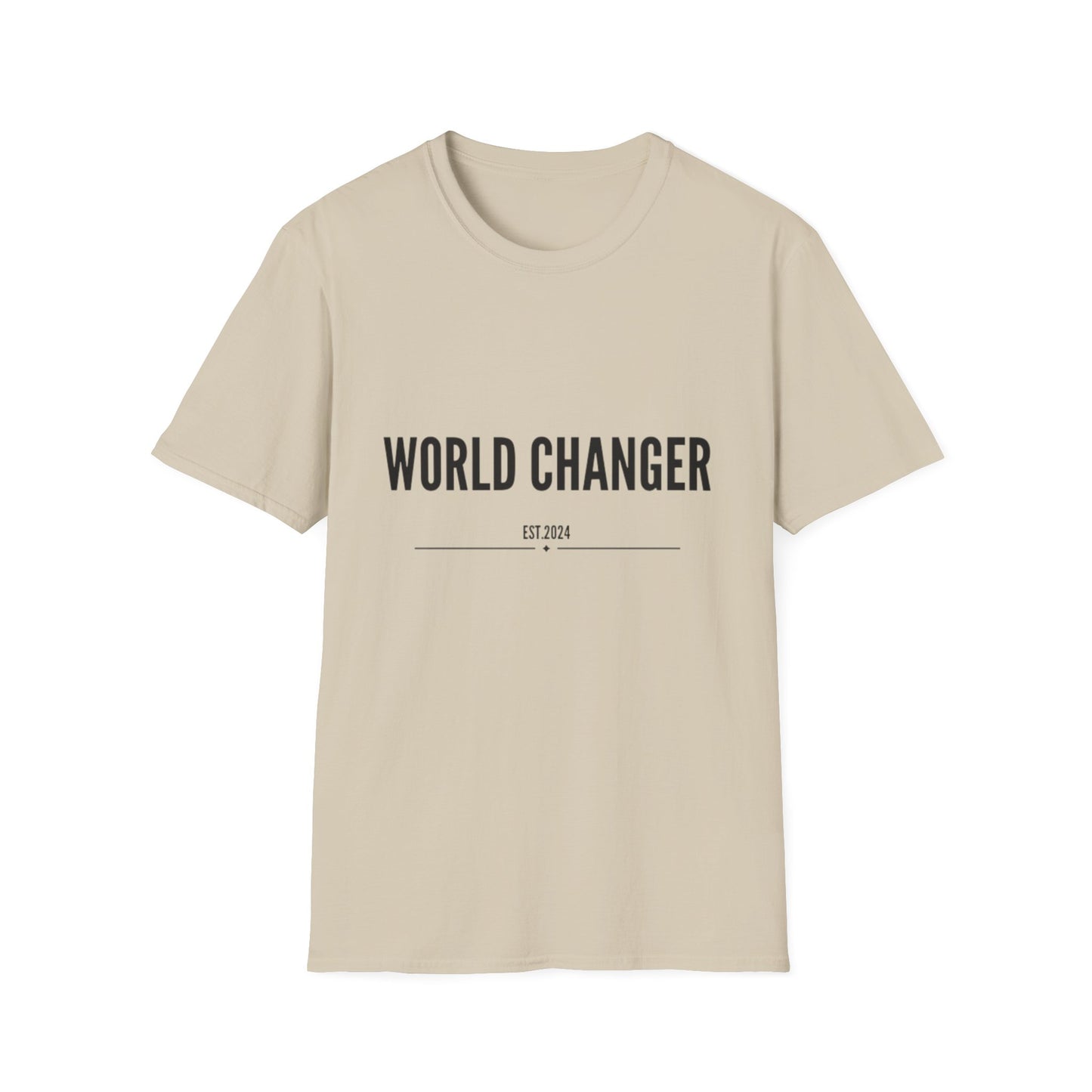 Unisex T-Shirt with 'World Changer' Design