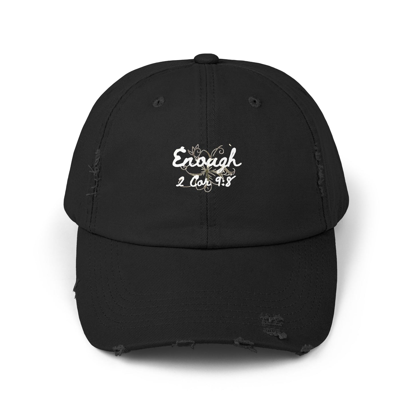 Distressed Cap - 'You Are Enough' Hat