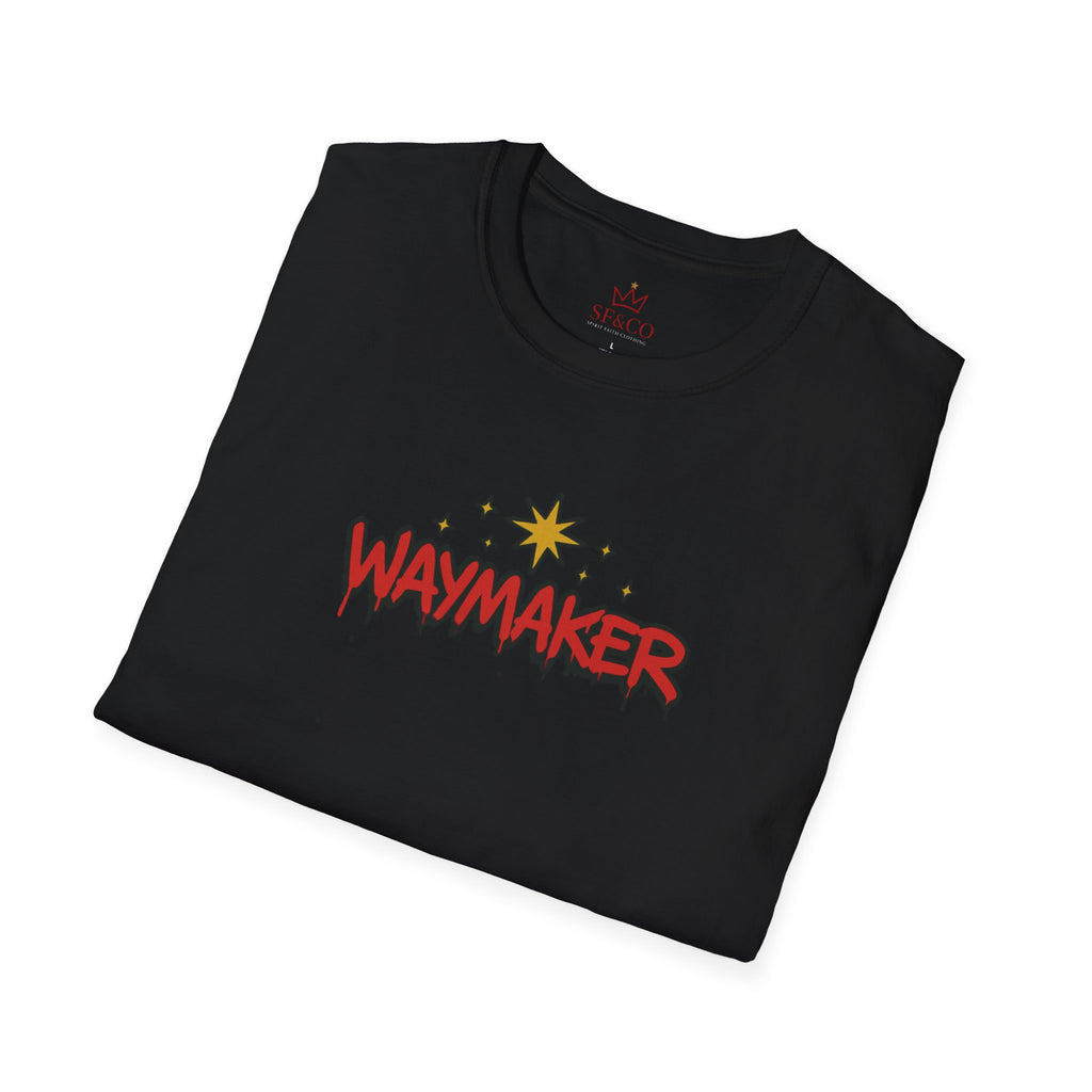 Waymaker Christmas T-Shirt — Faith-Based Holiday Streetwear
