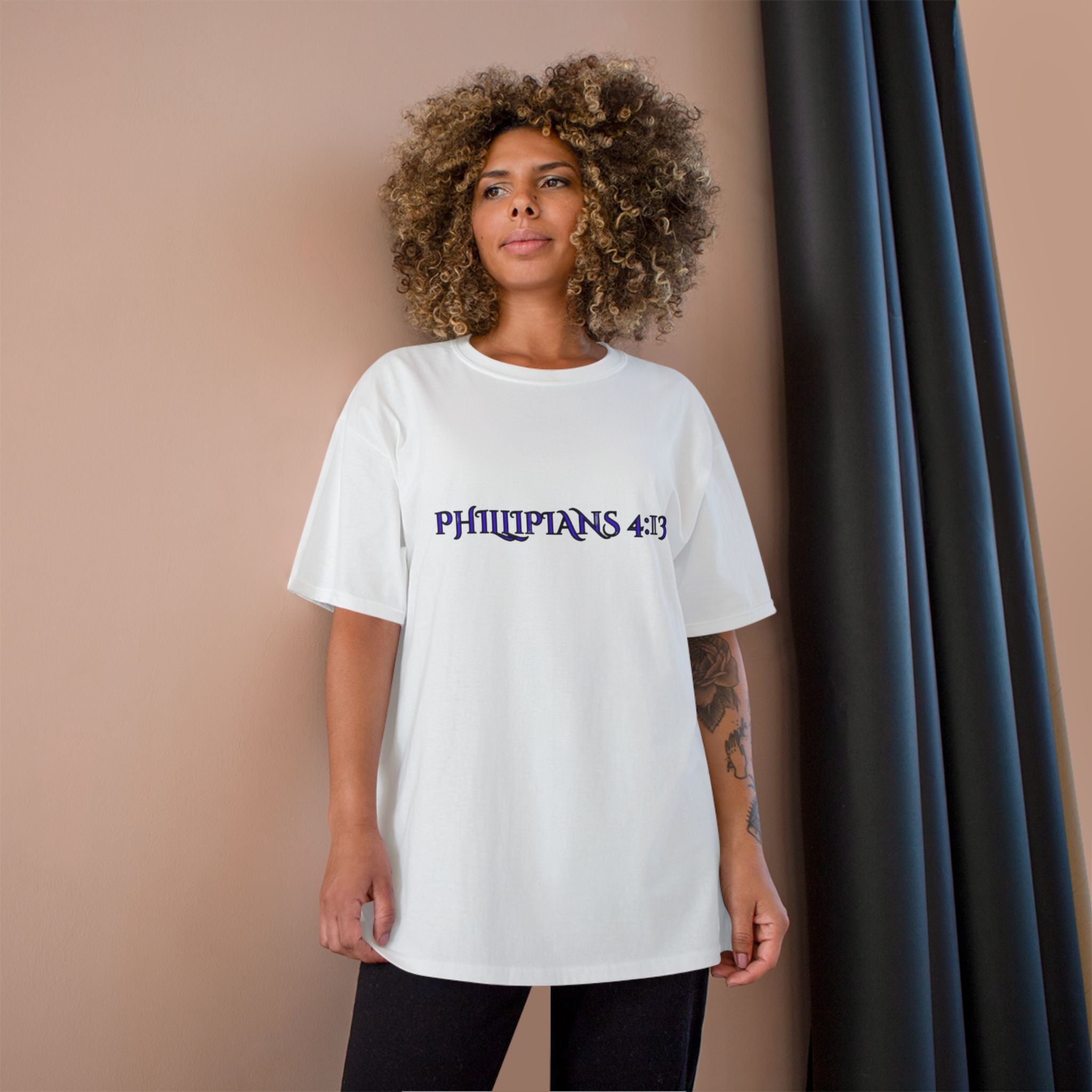 Philippians 4:13 T-Shirt SF&CO- Champion Collab