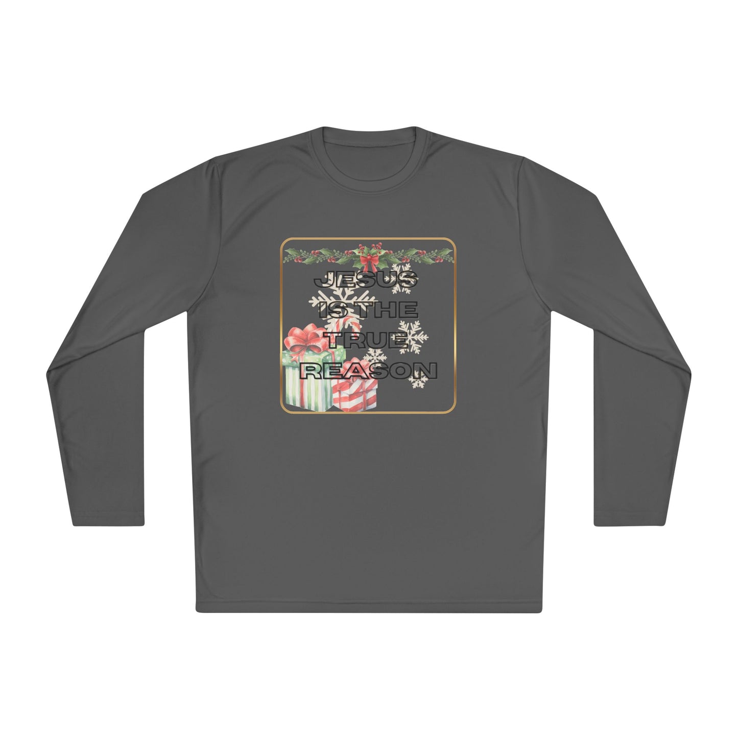 Jesus Lightweight Long Sleeve Tee - Reason for the Season Pajama Shirt