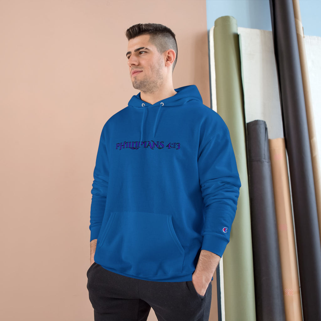 Philippians 4:13 Champion Hoodie — SF&CO Collab