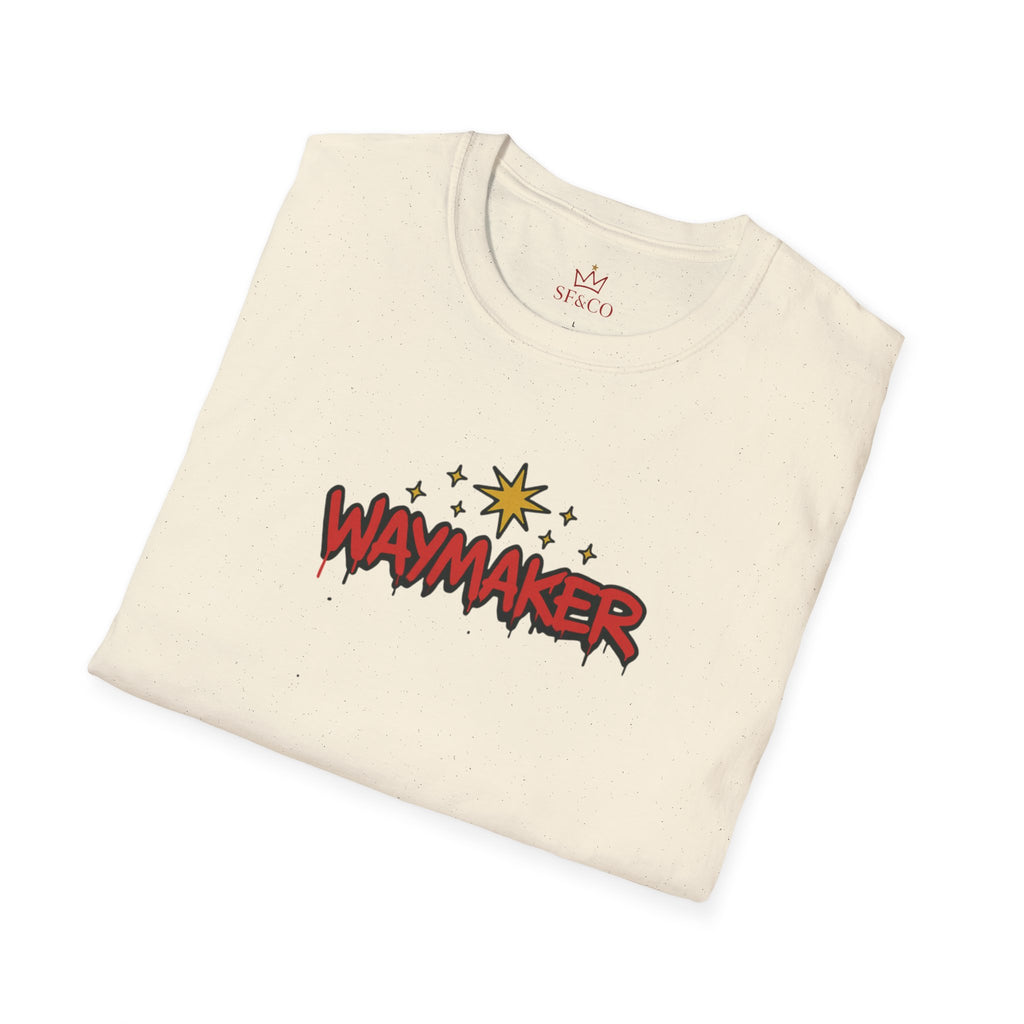 Waymaker Christmas T-Shirt — Faith-Based Holiday Streetwear