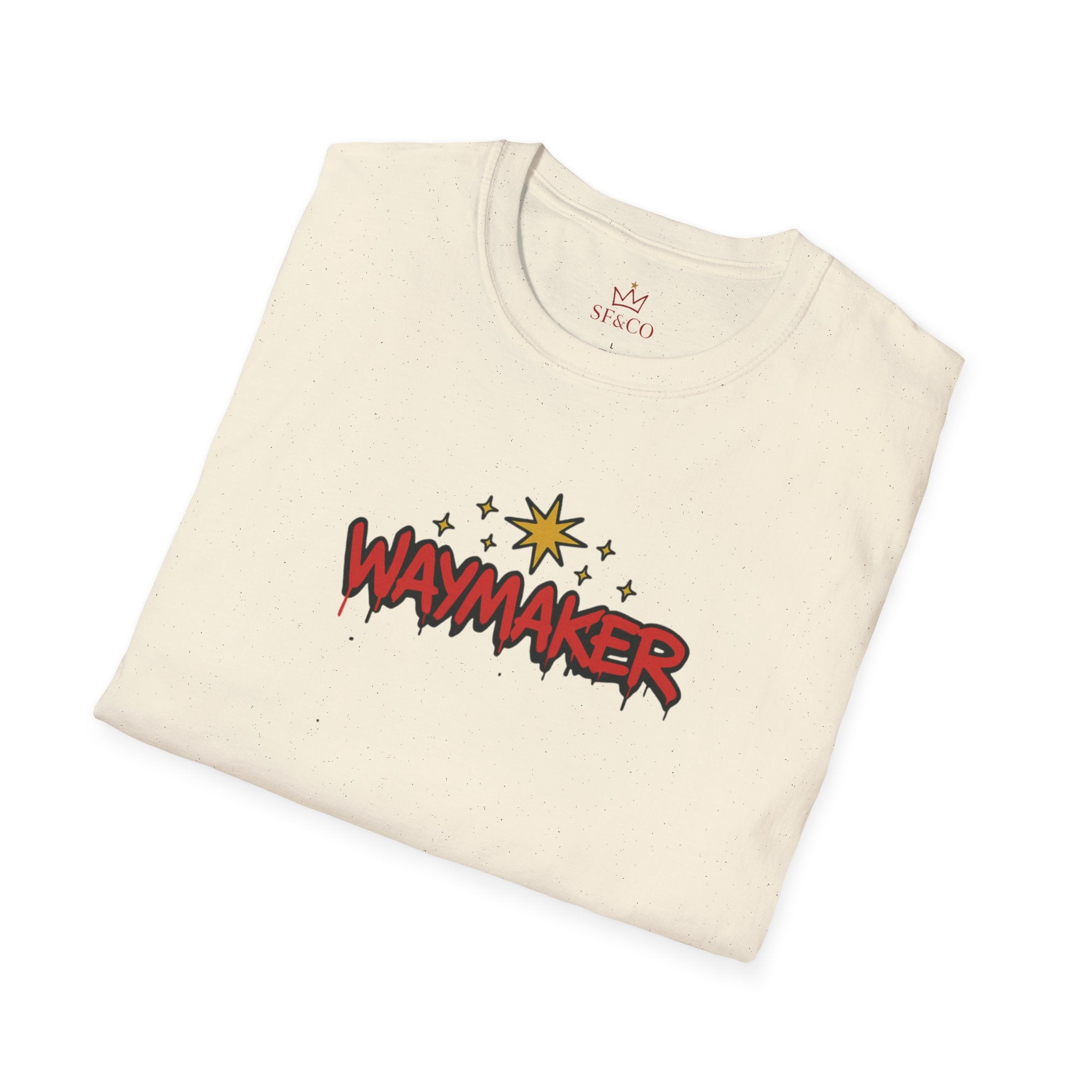Waymaker Christmas T-Shirt — Faith-Based Holiday Streetwear