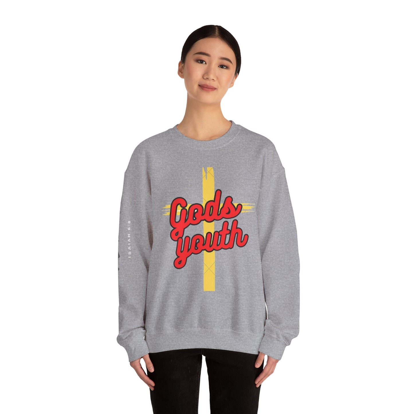 Unisex Sweatshirt - God's Youth X yesgod Collaboration Heavy Blend Crewneck