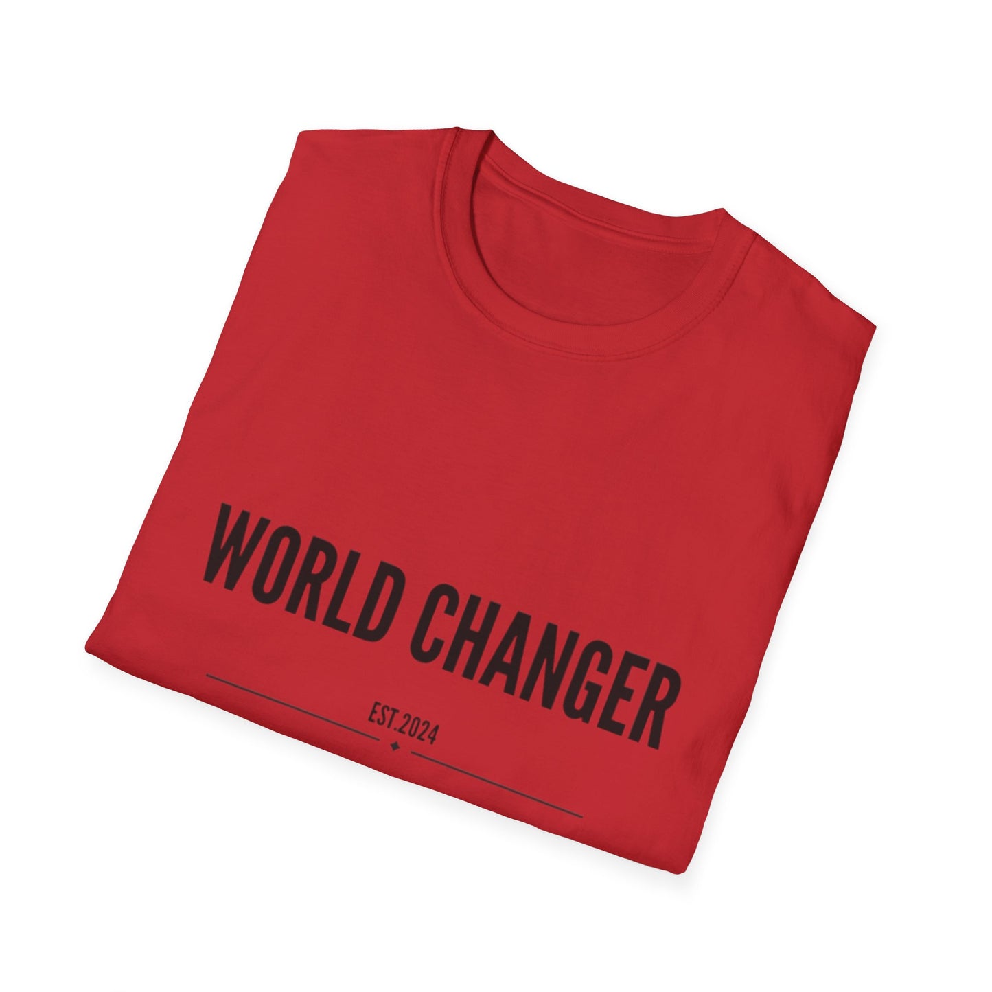 Unisex T-Shirt with 'World Changer' Design