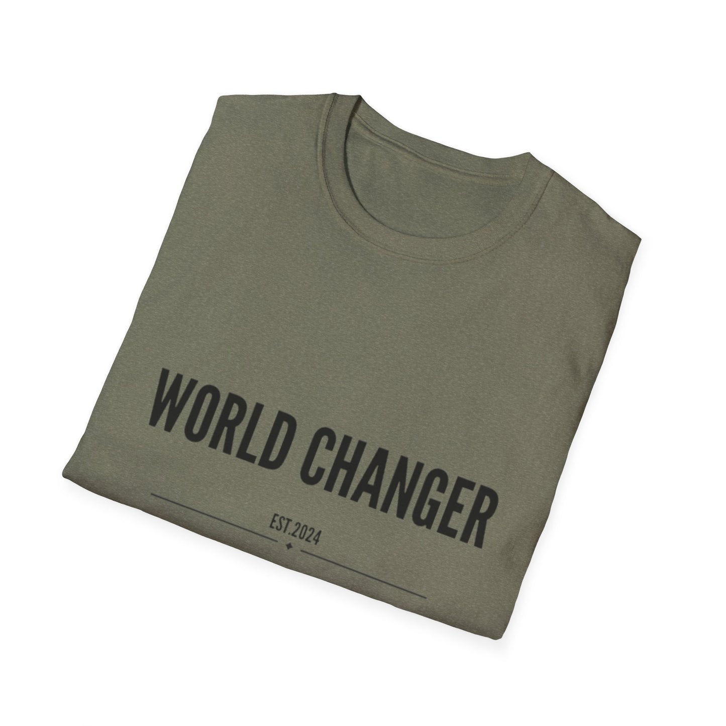 Unisex T-Shirt with 'World Changer' Design