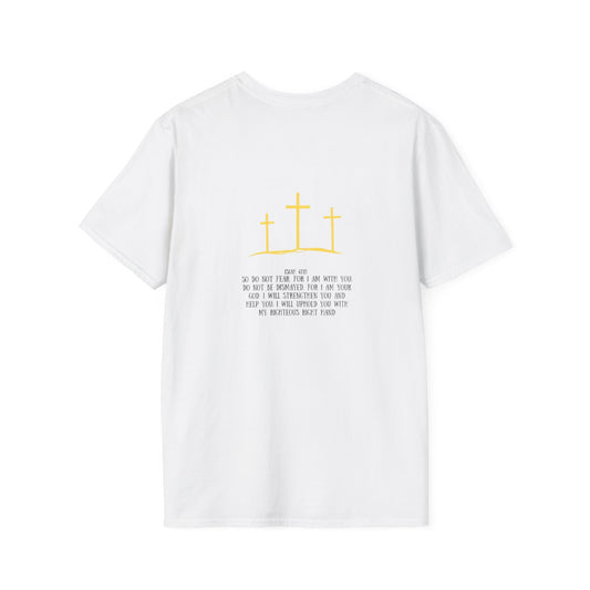 Christian Unisex T-Shirt - Isaiah 41:10 and SPF Collaboration Design