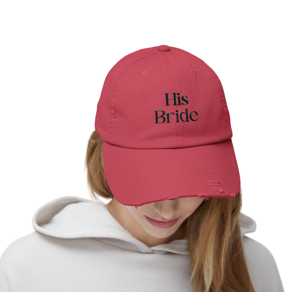 His Bride Unisex Distressed Cap - Christian Women