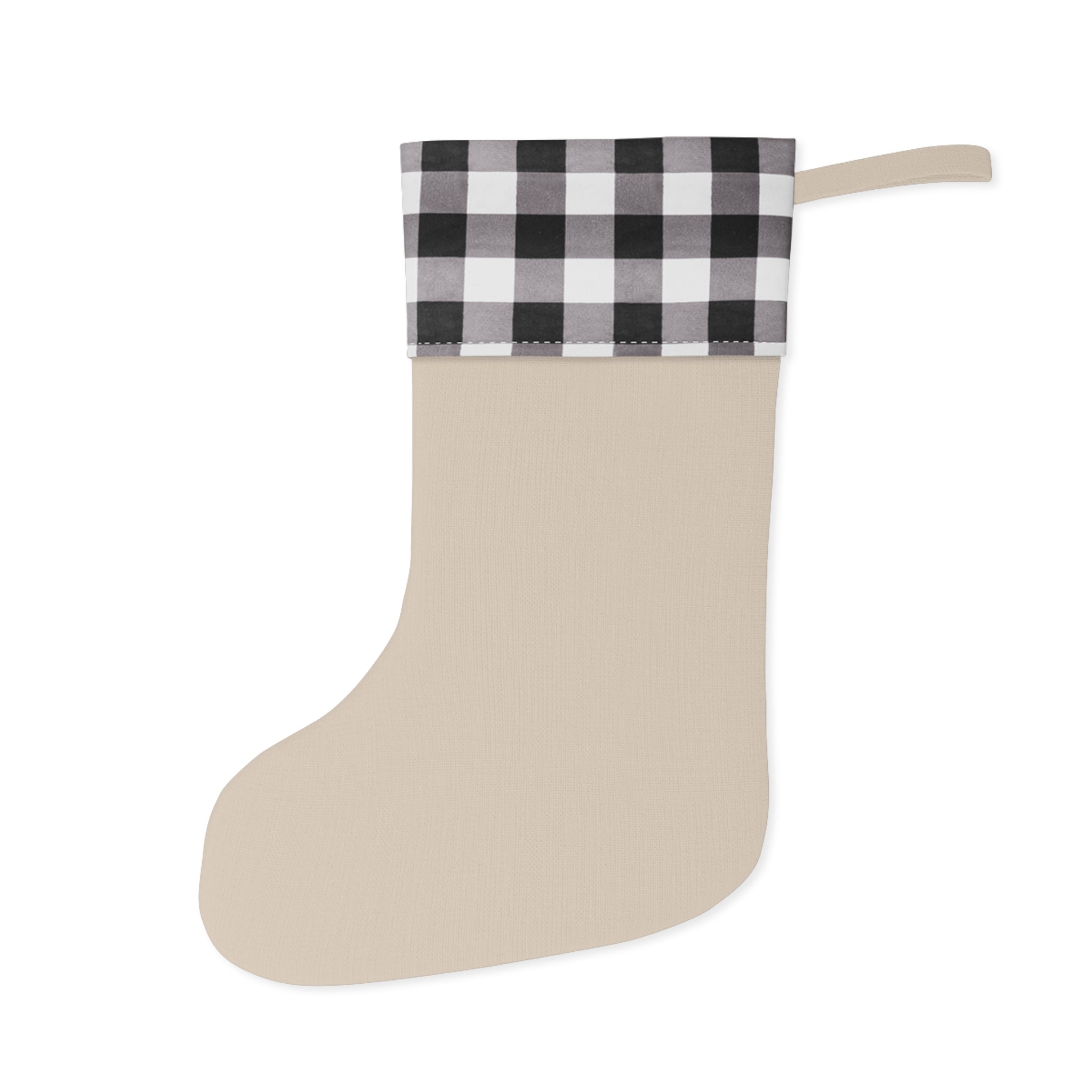 Waymaker Christmas Stocking – Red Plaid Holiday Stocking with 'Waymaker' Graphic