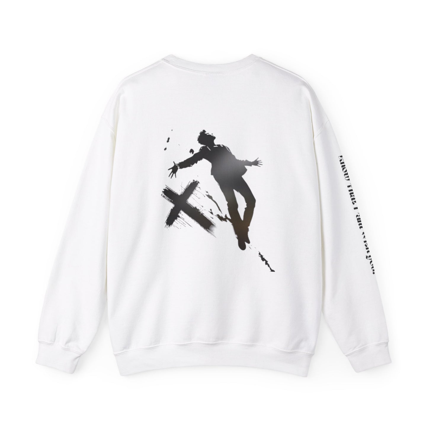 Christian Crewneck Sweatshirt - Falling into Jesus Design