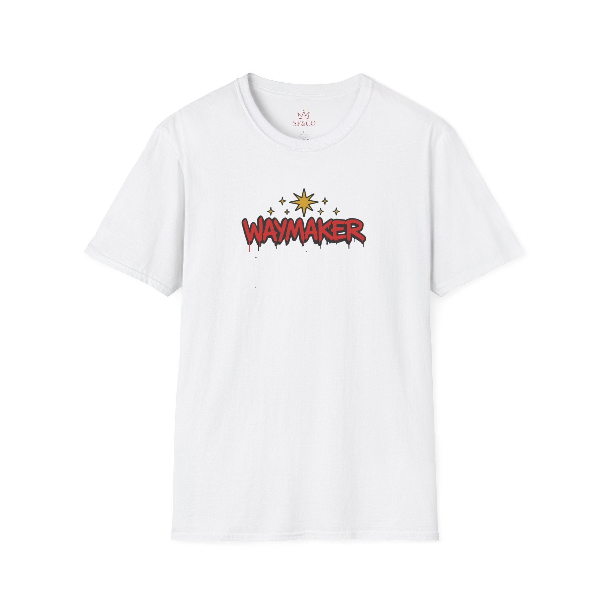 Waymaker Christmas T-Shirt — Faith-Based Holiday Streetwear