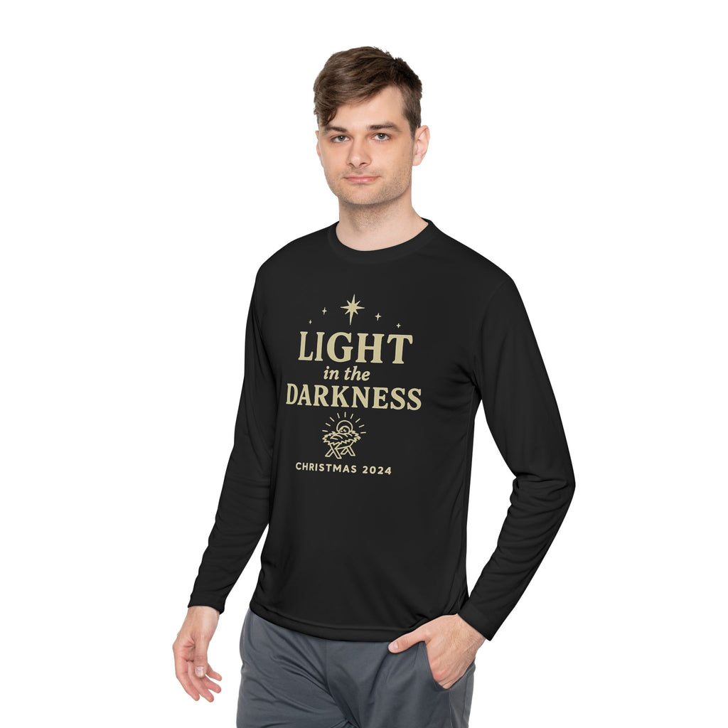 Light in the Darkness Christmas Long Sleeve Tee
