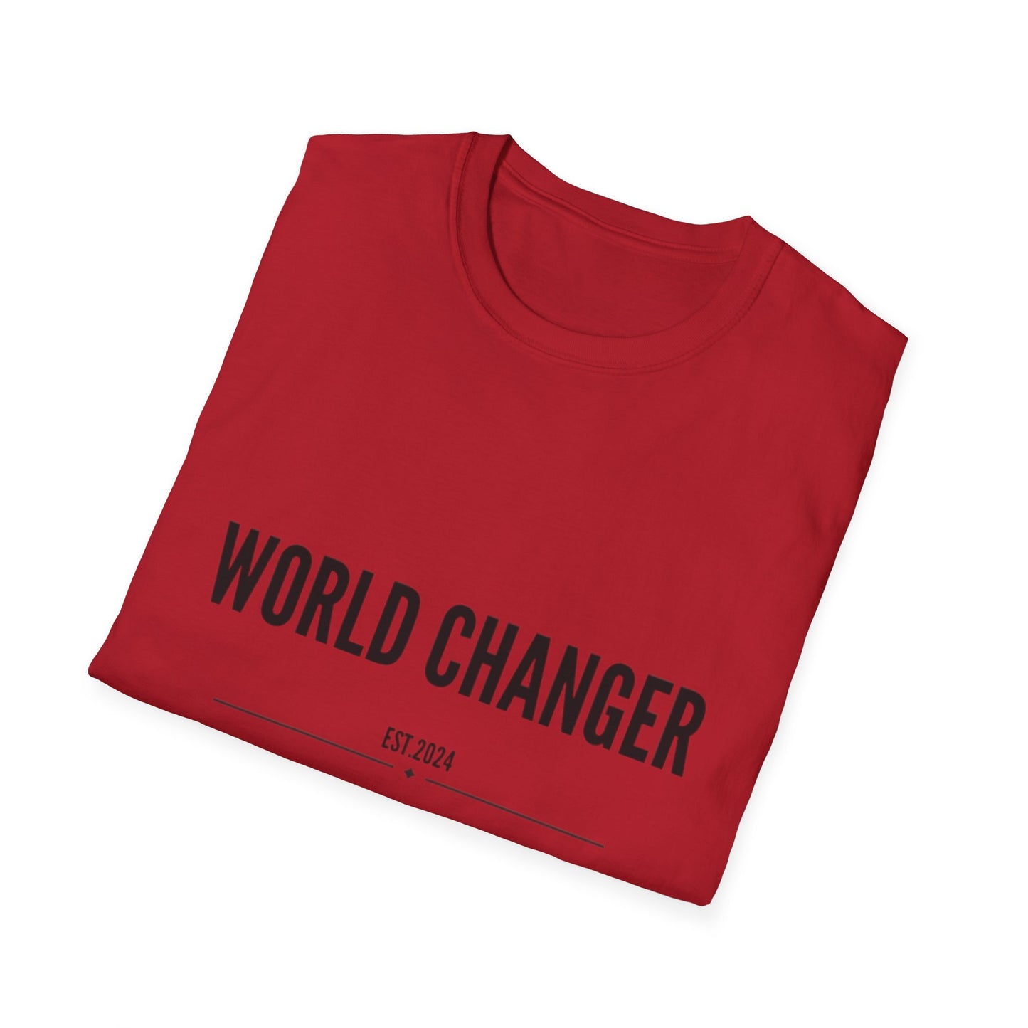 Unisex T-Shirt with 'World Changer' Design