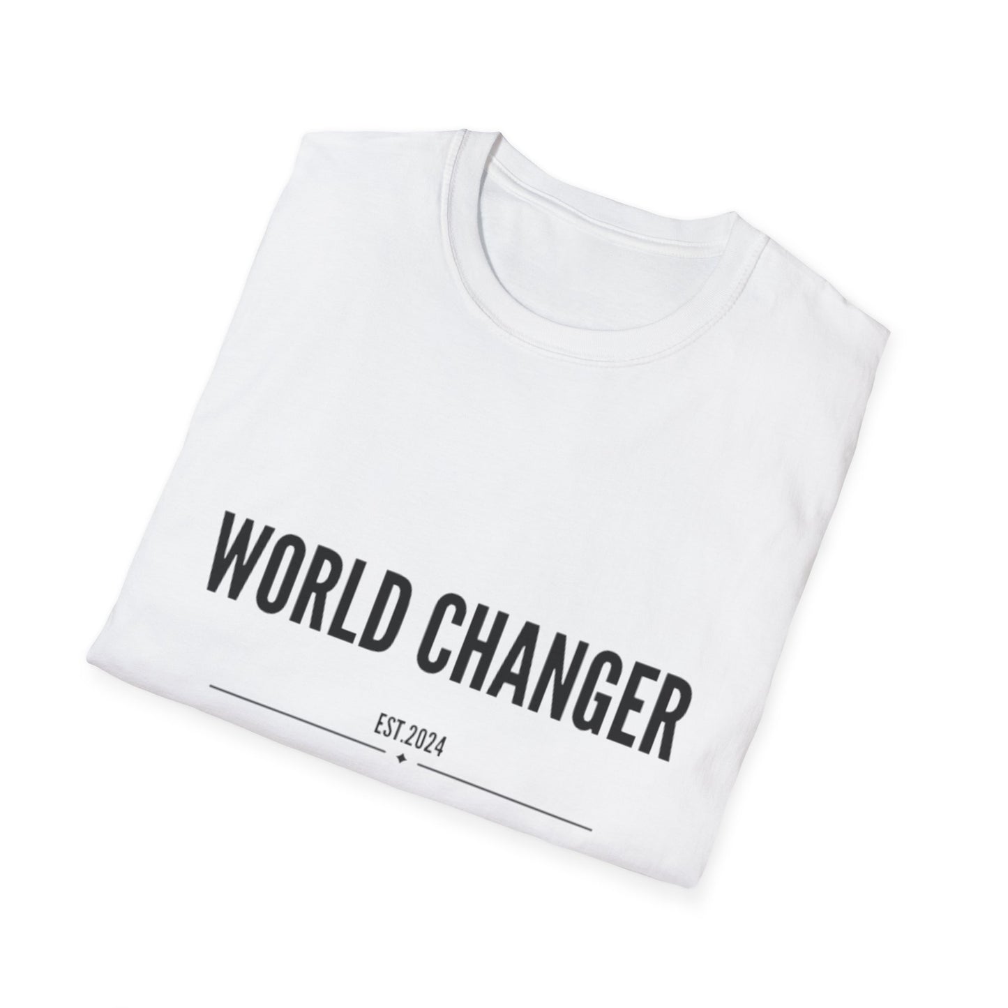 Unisex T-Shirt with 'World Changer' Design