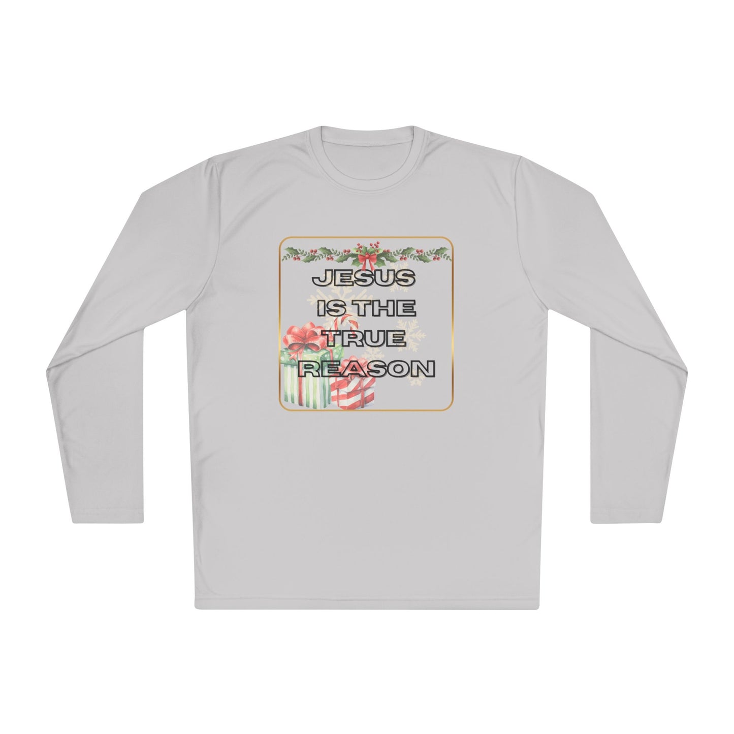 Jesus Lightweight Long Sleeve Tee - Reason for the Season Pajama Shirt